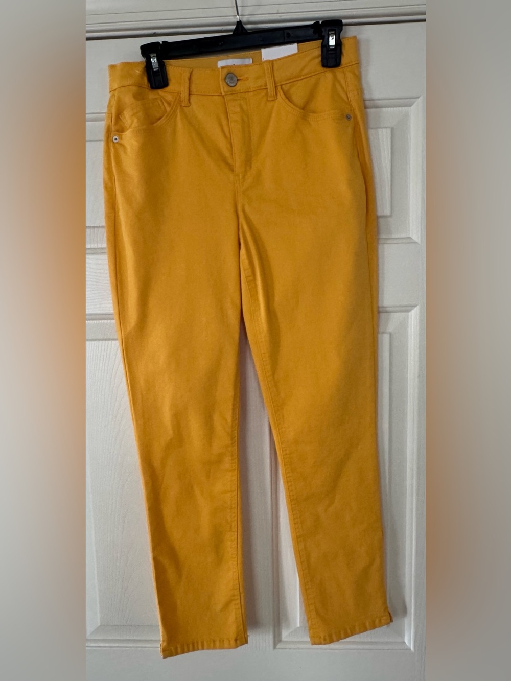 Gibson Latimer Mustard Yellow ankle skinny Jeans size 6 NWT